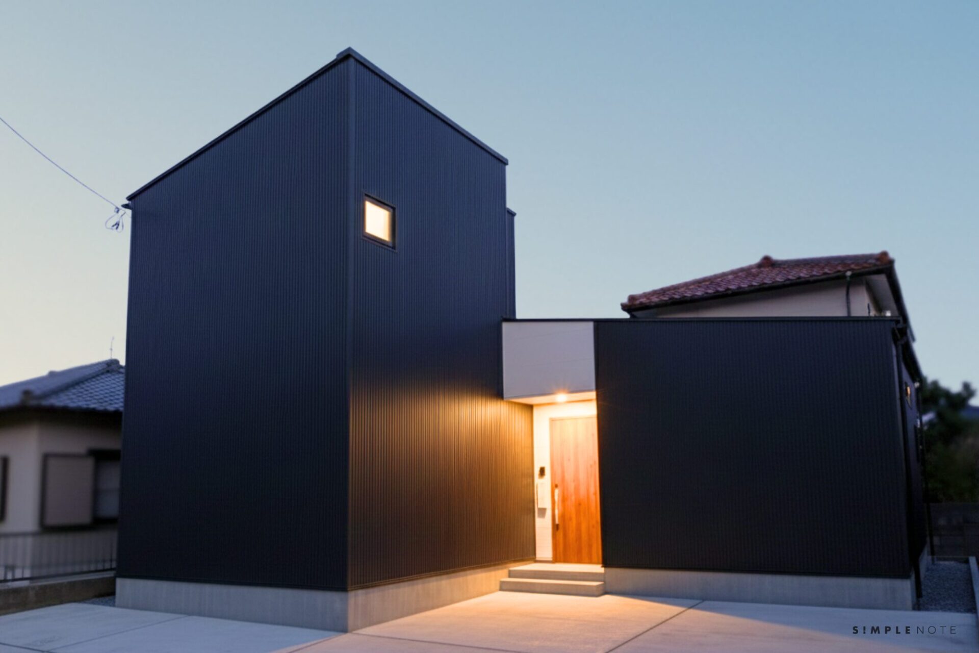 白山市千代野の建売住宅、平屋の外観